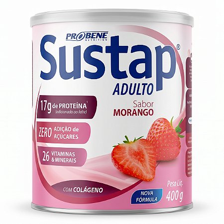 Sustap Proteína Adulto Morango 400g Probene
