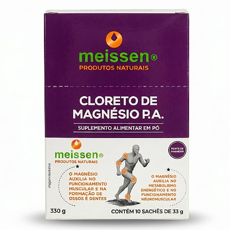 Cloreto De Magnésio P.A. Display Com 10 Saches Meissen