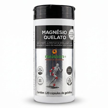 Magnésio Quelato 120 Cápsulas Meissen