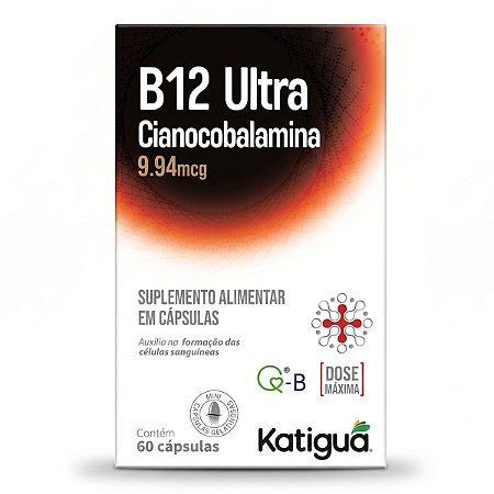 Vitamina B12 Ultra 60 Cápsulas Katiguá