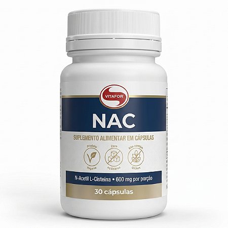 Nac N-acetil L-cisteína 30 Cápsulas Vitafor