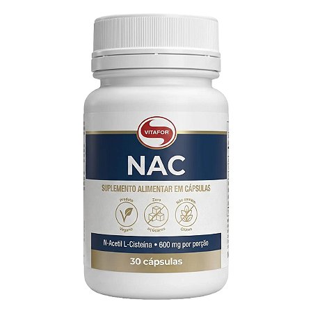 Nac N-acetil L-cisteína 30 Cápsulas Vitafor