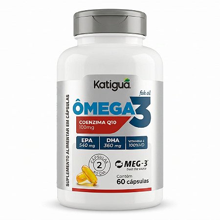 Ômega 3 + Coenzima Q10 Meg-3 60 Cápsulas Katiguá