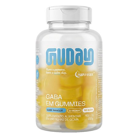 Gaba Em Gummies De Maracuja 30 Gomas Guday