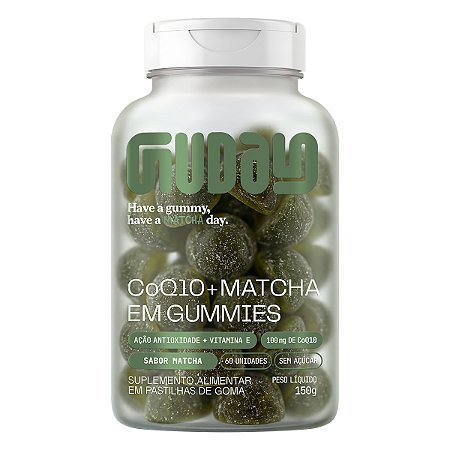 Coenzima Q10 + Matcha Em Gummies 60 Gomas Guday