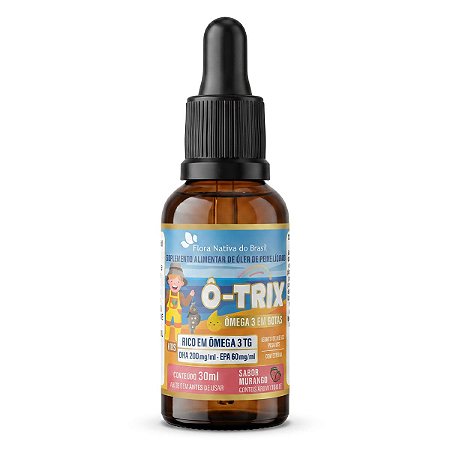Ô-trix Ômega 3 Kids Sabor Morango 30ml Flora Nativa
