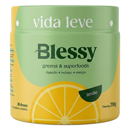 Greens & Superfoods Sabor Limão 210g Blessy