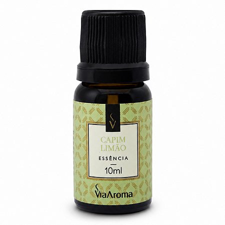 Essência Aromática Capim Limão 10ml Via Aroma