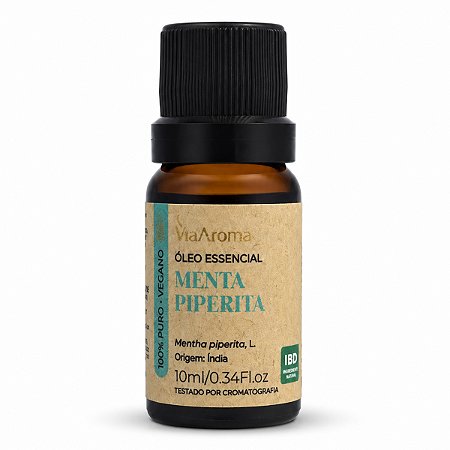 Óleo Essencial Menta Piperita 10ml Via Aroma