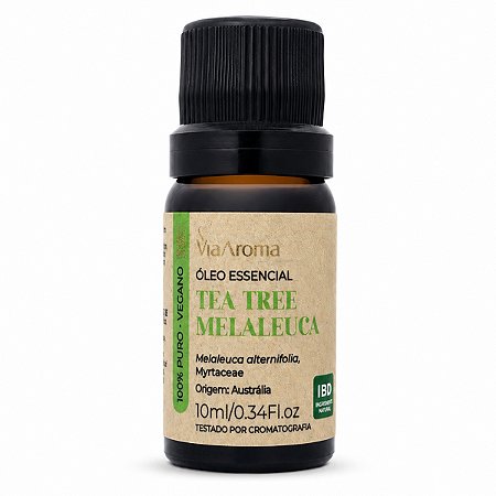 Óleo Essencial Melaleuca Tea Tree 10ml Via Aroma