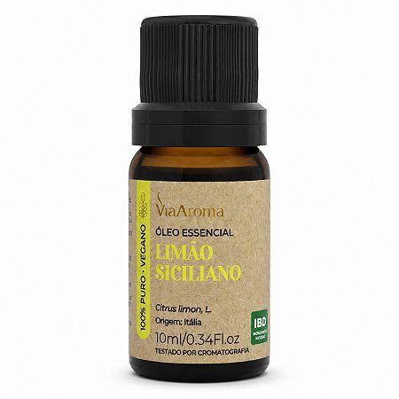 Óleo Essencial Limao Siciliano 10ml Via Aroma