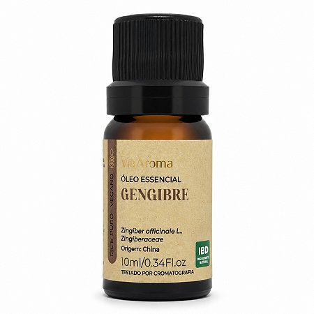 Óleo Essencial Gengibre 10ml Via Aroma