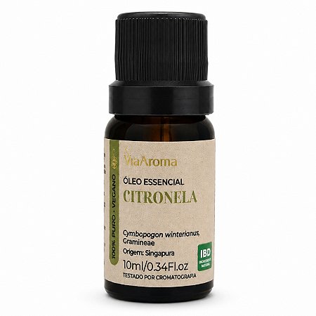 Óleo Essencial Citronela 10ml Via Aroma