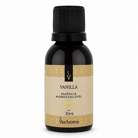 Essência Hidrossolúvel Vanilla 30ml Via Aroma