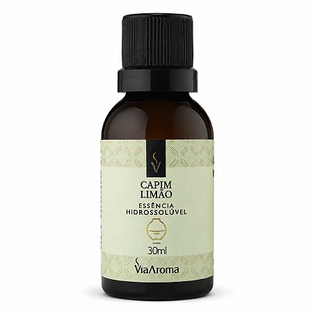 Essência Hidrossolúvel Capim Limao 30ml Via Aroma