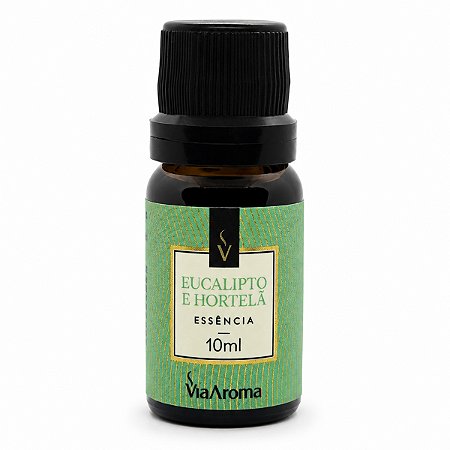 Essência Aromática Eucalipto E Hortela 10ml Via Aroma