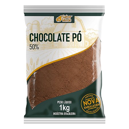 Chocolate em Pó 50% Sabor Verde Kg