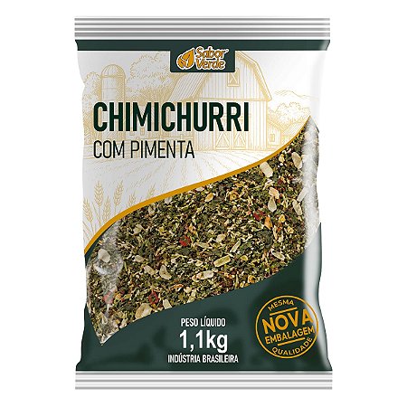 Chimichurri Com Pimenta Sabor Verde Kg