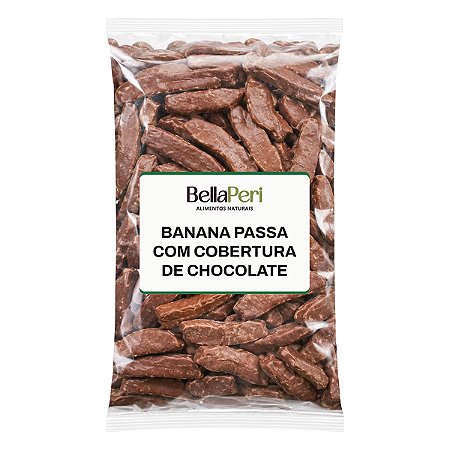 Banana-Passa Com Cobertura De Chocolate Bellaperi Kg