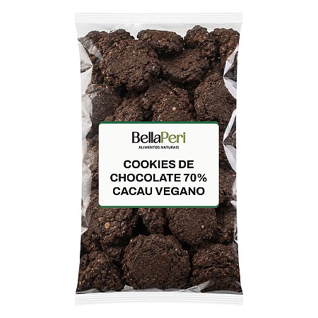 Cookies De Chocolate 70% Cacau Vegano Bellaperi Kg
