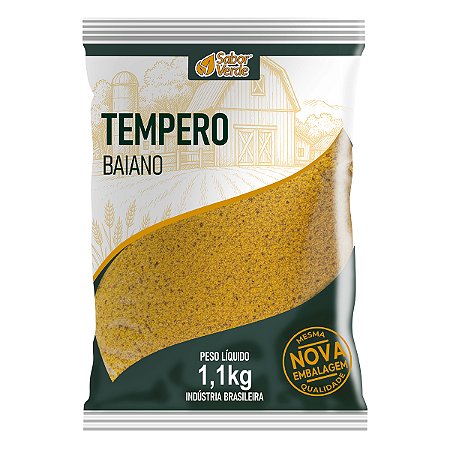 Tempero Baiano Sabor Verde Kg
