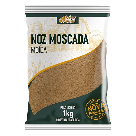 Noz-Moscada Moída Sabor Verde Kg