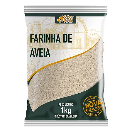 Farinha de Aveia Sabor Verde Kg