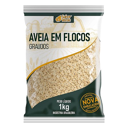 Aveia em Flocos Graúdos Sabor Verde Kg