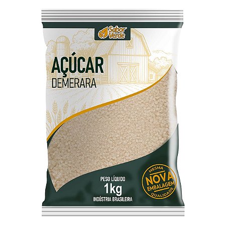 Açúcar Demerara Sabor Verde Kg