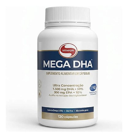 Ômega 3 Mega DHA 120 Cápsulas Vitafor
