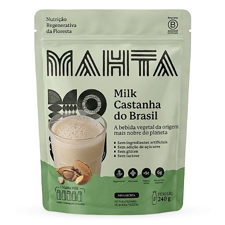 Leite em Pó de Castanha 240g Mahta