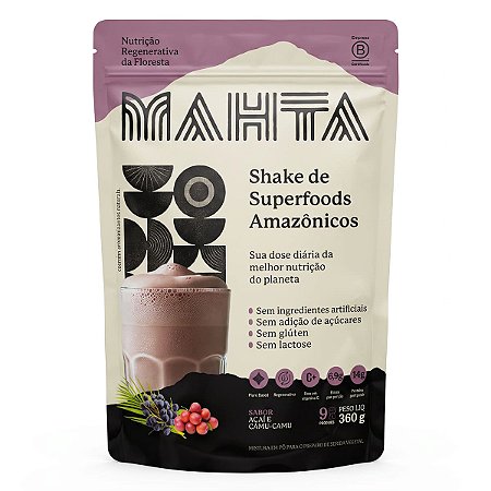 Superfoods em Pó Açaí com Camu-Camu 360g Mahta