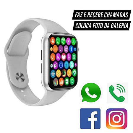 Relogio Smartwatch Feminino Masculino X10 Series 10 Para Android Samsung iPhone Faz Recebe Chamada