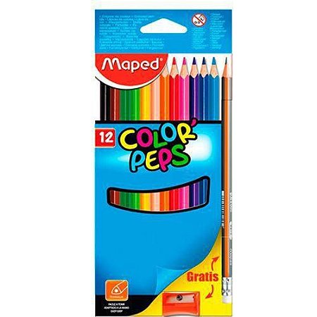 LAPIS DE COR 12 CORES MAPED