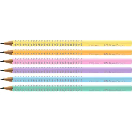 LAPIS DE ESCREVER GRIP FABER TONS PASTEIS