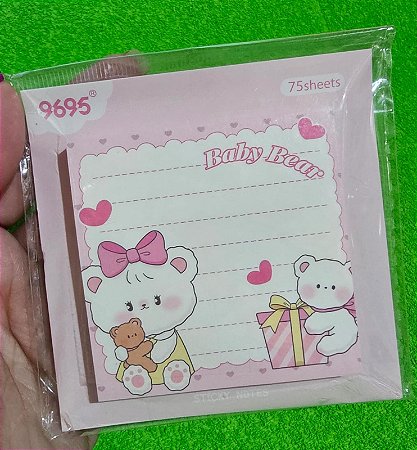 BLOCO ADESIVO DESENHADO 75FLS