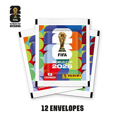 Figurinha Copa Do Mundo 2026 - Kit Com 12 Envelopes - FIFA WORLD CUP 2026™️