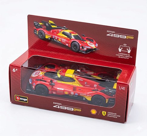 MINIATURA F1 FERRARI 499P SHELL BURAGO 1/41 VIA BLUETOOTH