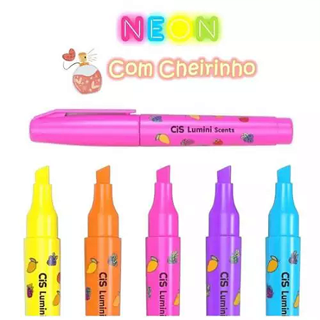 MARCA TEXTO MINI CIS LUMINI SCENTS NEON - CIS