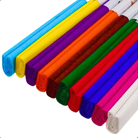 PAPEL CREPON 48cm x 2m CADA ROLO