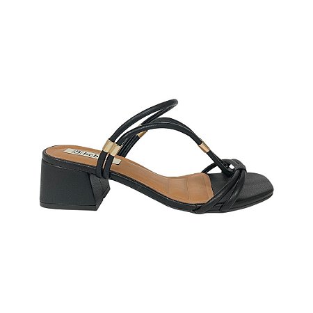 Sandalia Bebece 2 em 1 PretoFeminino - Loja Rei dos Calçados