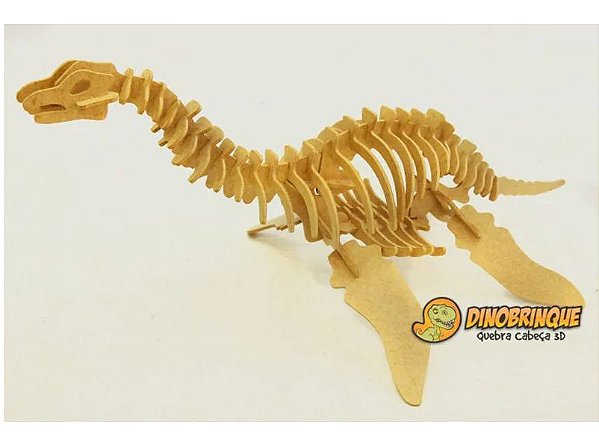 Quebra-cabeça Dinossauro em MDF