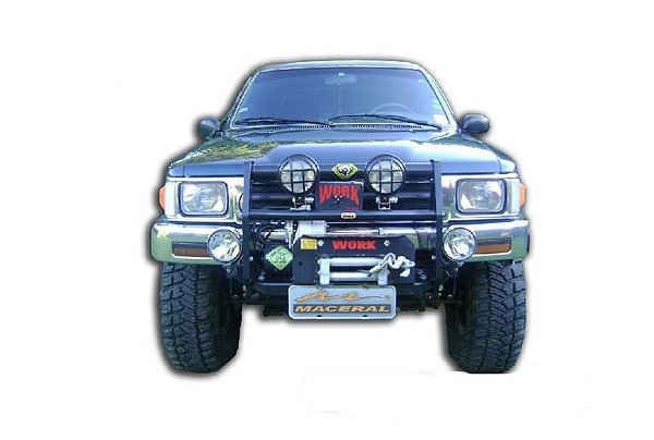 Protetor De Grade Frontal Com Mesa De Guincho 1992/2001 Toyota Hilux