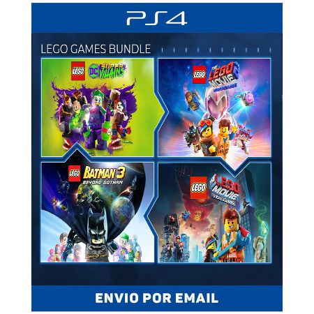 PS4 - 5 JOGOS LEGO + 1 JOGO GRÁTIS