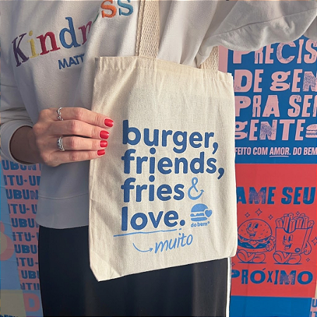 Ecobag Burgers, Friends, Fries & Love