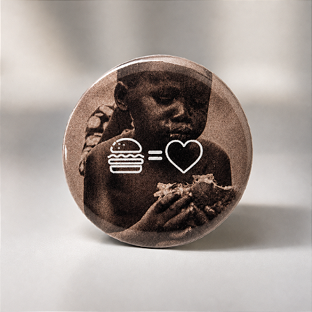Botton "criança comendo"