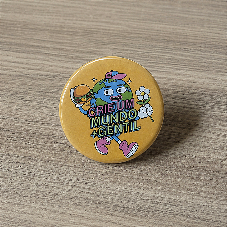 Botton "Crie um mundo mais gentil"