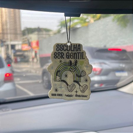 Aromatizante de Carro - "Escolha ser gentil"