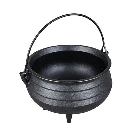 Caldeirão Panela Tripé 600ml De Ferro Fundido