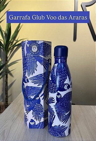 Garrafa GLUB GLUB, 750ml, Voo das Araras, FARM.